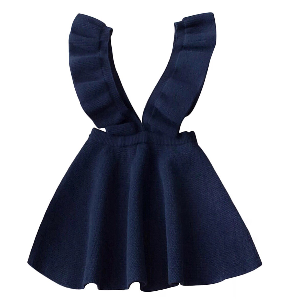 knitted pinafore dress