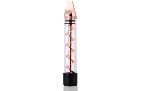 Image of Rose Gold Glass Blunt WITH Cleaning Brush