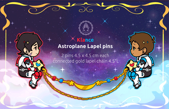Image of ☆AstralPlane Klance☆ lapel enamel pins