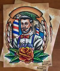 Image 1 of BARBER SHOP PRINT - CUSTOMIZE IT!