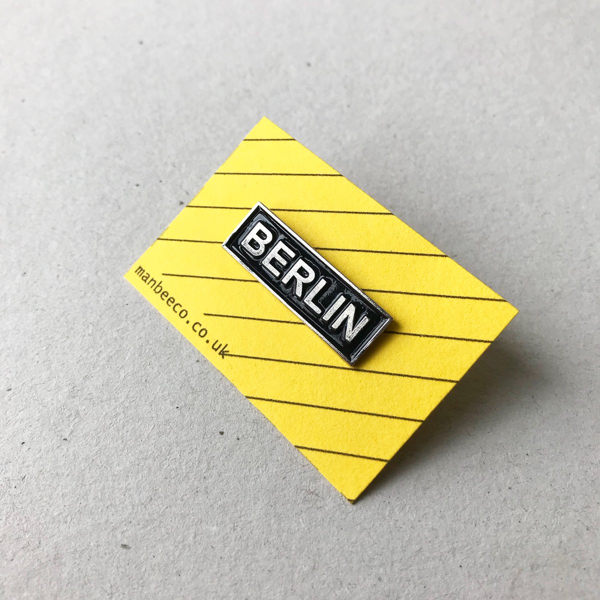 Image of BERLIN ENAMEL PIN BADGE