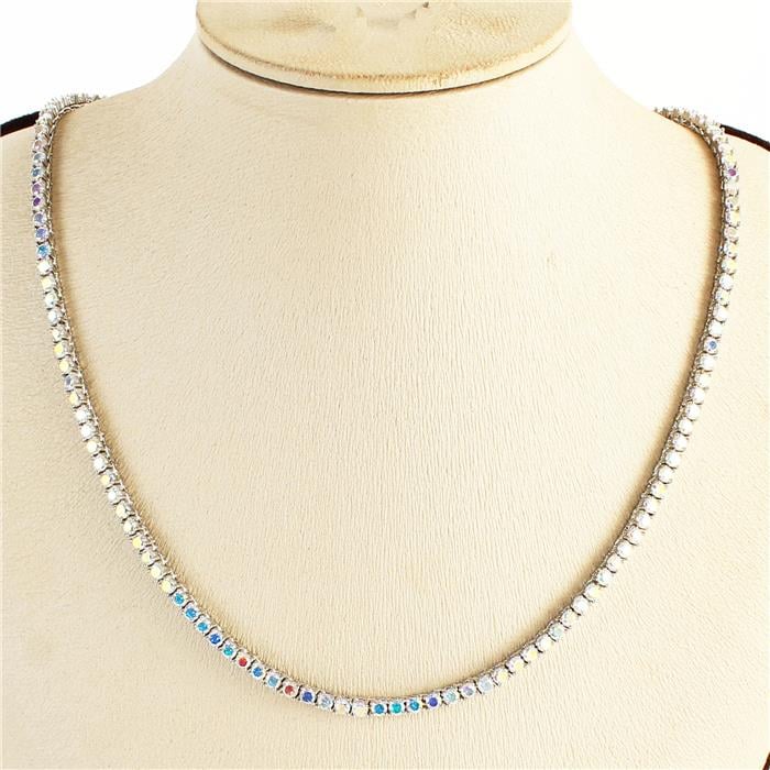 Image of 18” CZ Tennis Necklace 