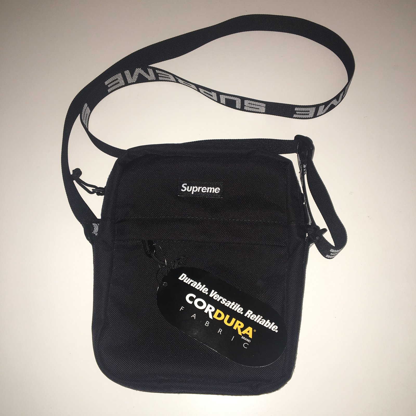 supreme shoulder bag black ss18