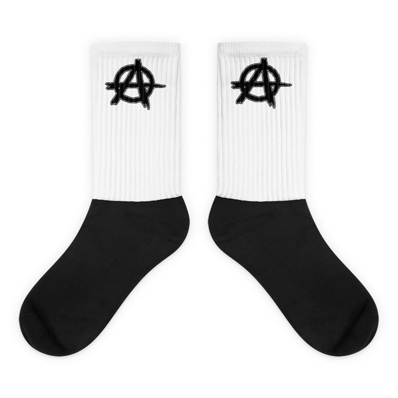 Image of Anarchy Logo Socks