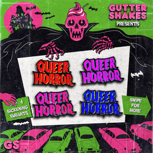 Image of Queer Horror Hard Enamel Pin