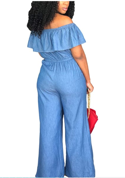 Image of Blue Jumpsuit 