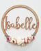 Image of Bamboo & floral name wreath