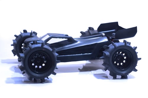 Image of PHAT BODIES  'K2' Truggy bodyshell for LC racing EMB-T LWB WLtoys 124019 124018