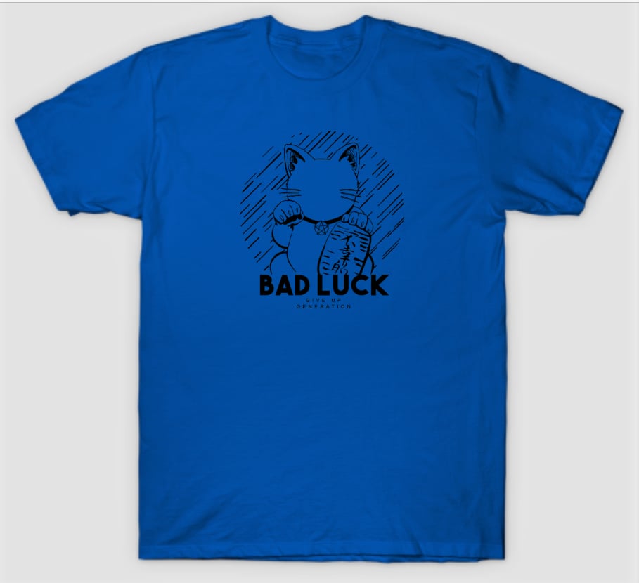 Image of Blue Bad Luck T-shirt