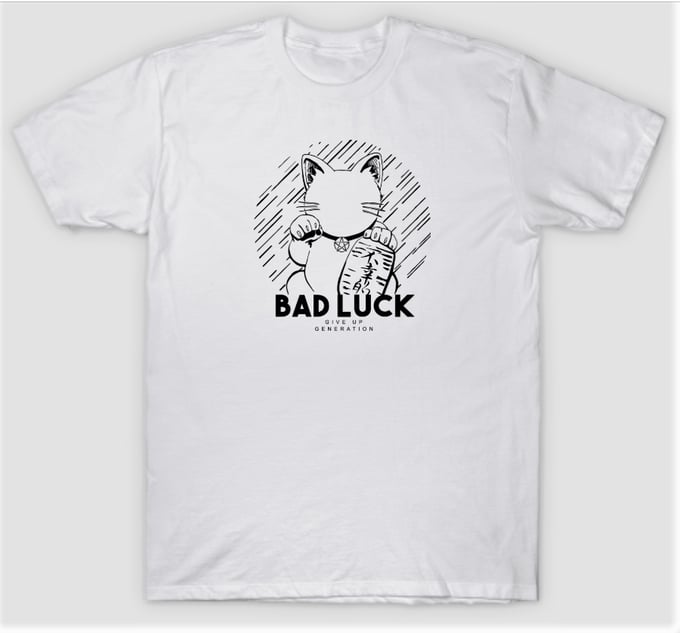Image of White Bad Luck T-shirt