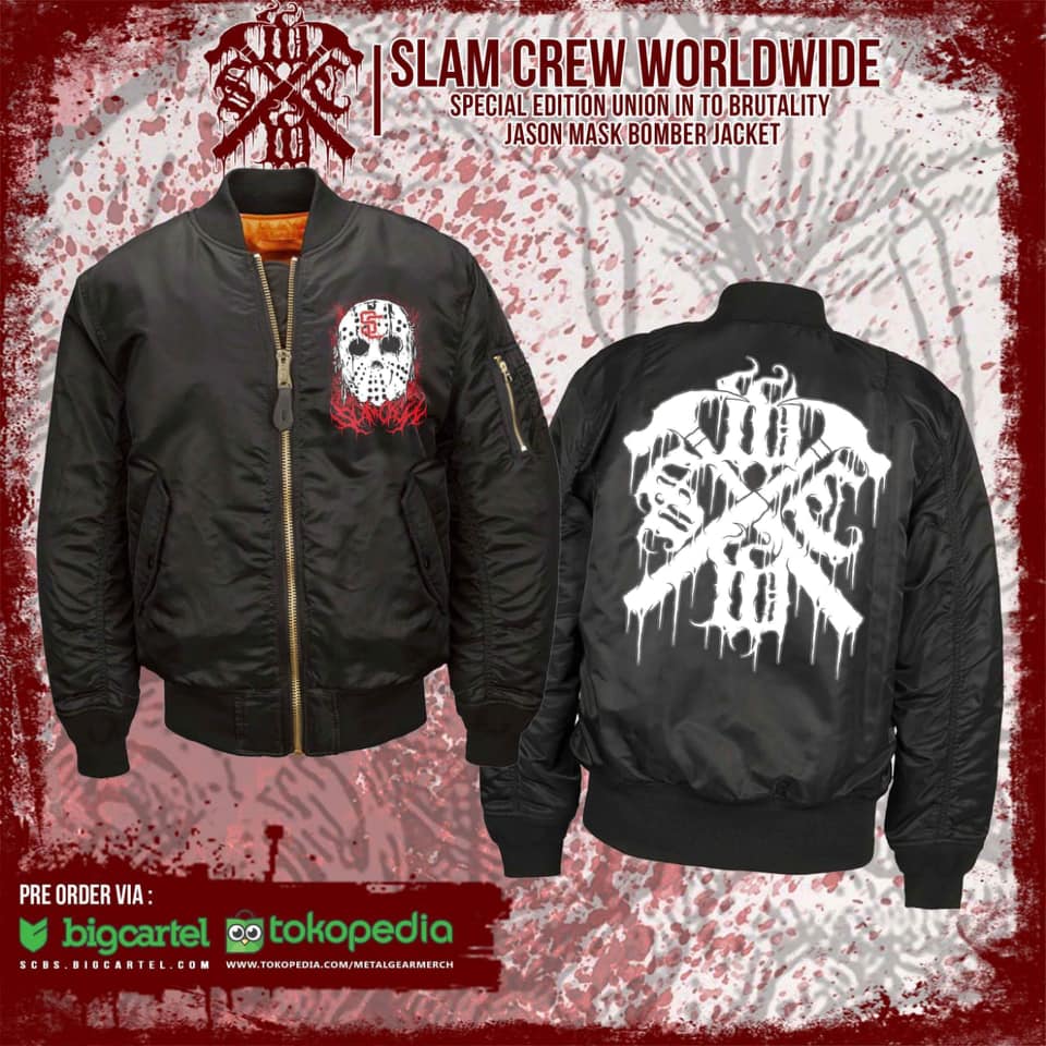 Image of Official Edition Slam Crew Worldwide Mask Jacket/Free Shipping Worldwide /Limited quantities