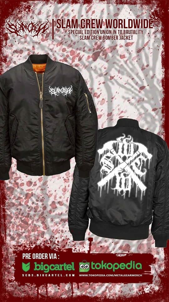 Image of Official Special Edition Slam Crew Worldwide Jacket Logo/ Free Shipping Worldwide