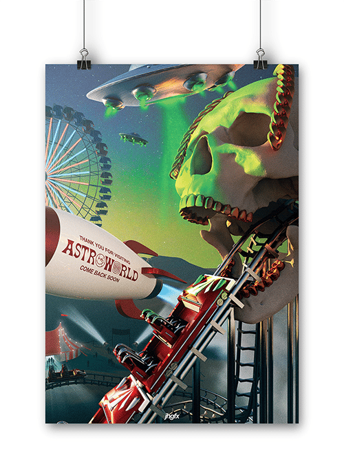 jhgfx — ASTROWORLD Limited A3 Print