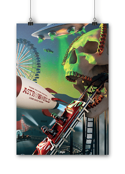 Image of ASTROWORLD - Limited A3 Print