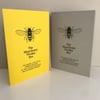 Manchester Worker Bee card in Yellow or Grey
