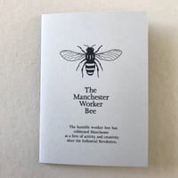 Image 3 of Manchester Worker Bee card in Yellow or Grey