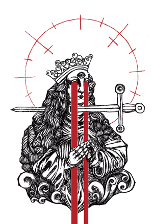 Image of "Queen of Nothing", 13"x19" 