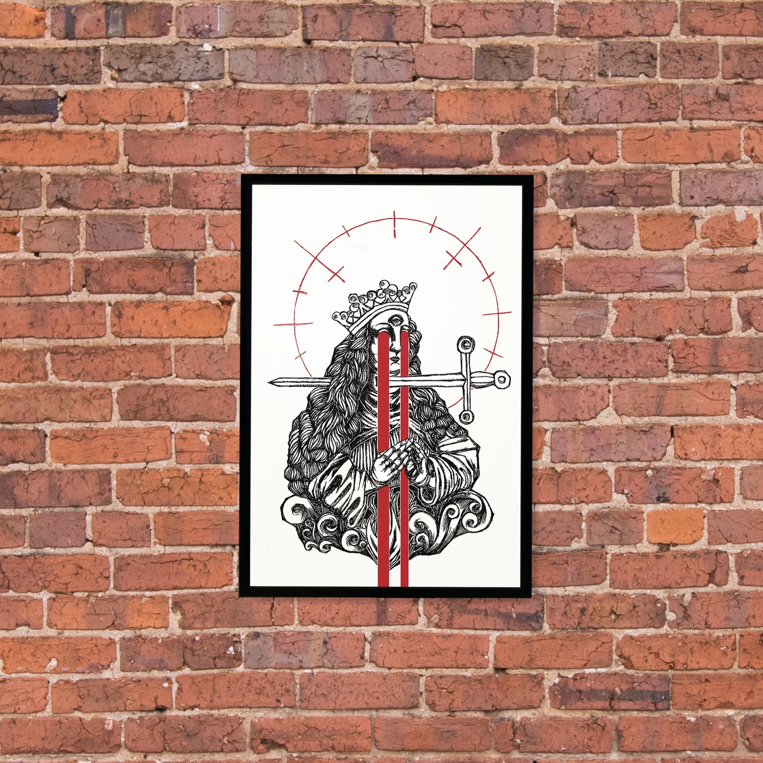 Image of "Queen of Nothing", 13"x19" 