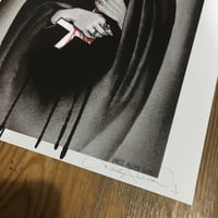 Image 2 of Black vail print