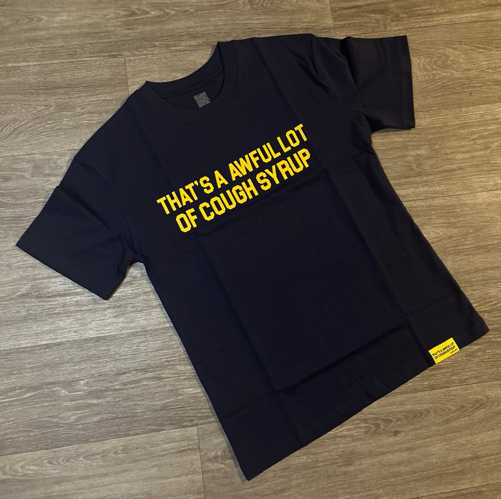 Image of Navy Blue Cough Syrup Shirt