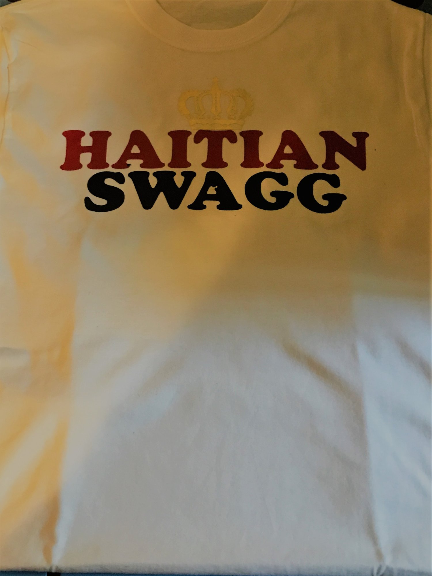 Image of red and blue white Haitian Swagg