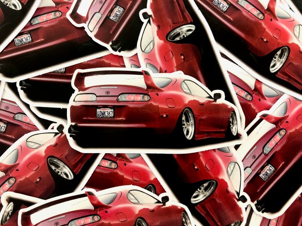 Image of Toyota Supra Sticker ( @sartajovo )