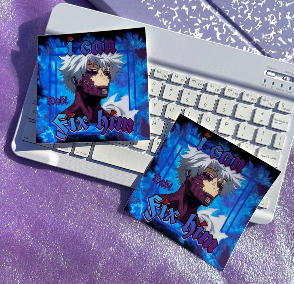 Image of 'I Can Fix Him' Dabi Large Sticker