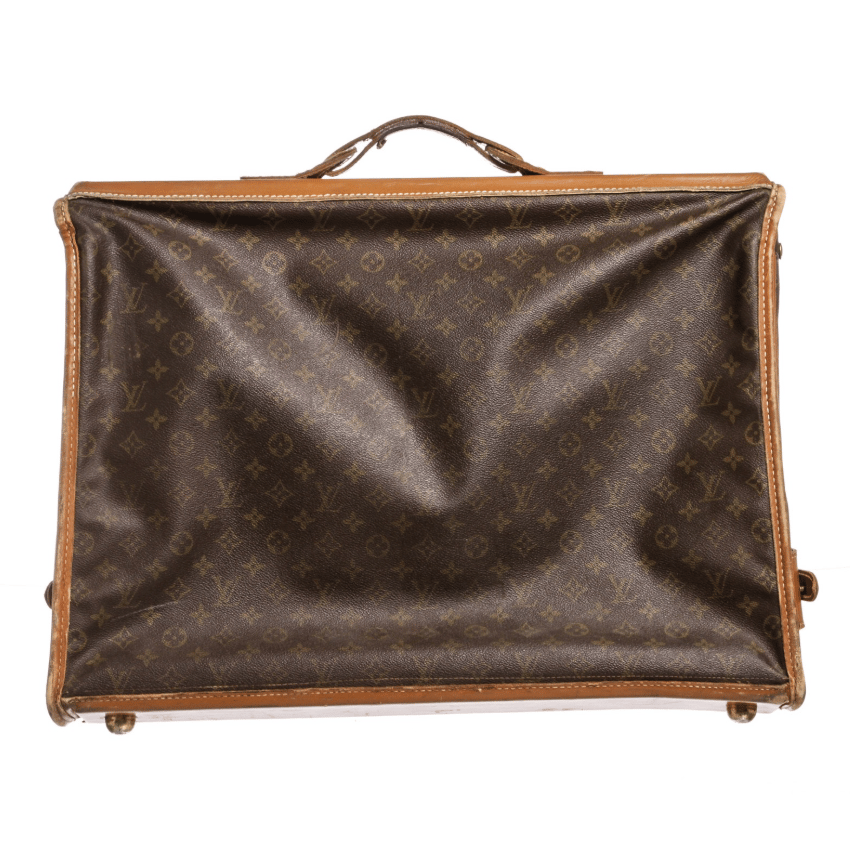 Image of Louis Vuitton Monogram Canvas Leather Vintage Garment Bag
