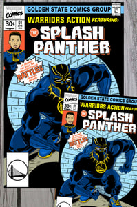 Image of Splash Panther Art Print Combo