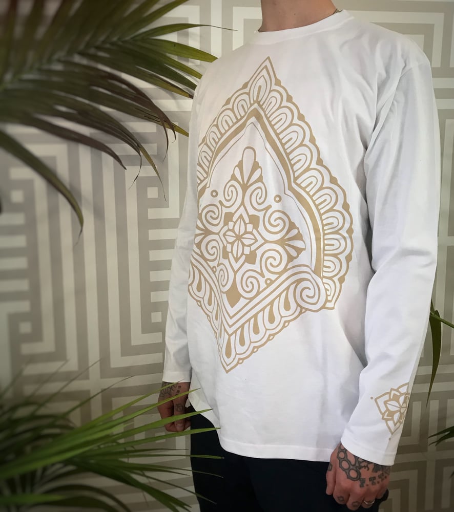 Image of Arches Longsleeve Shirts - White *Super Limited Run*