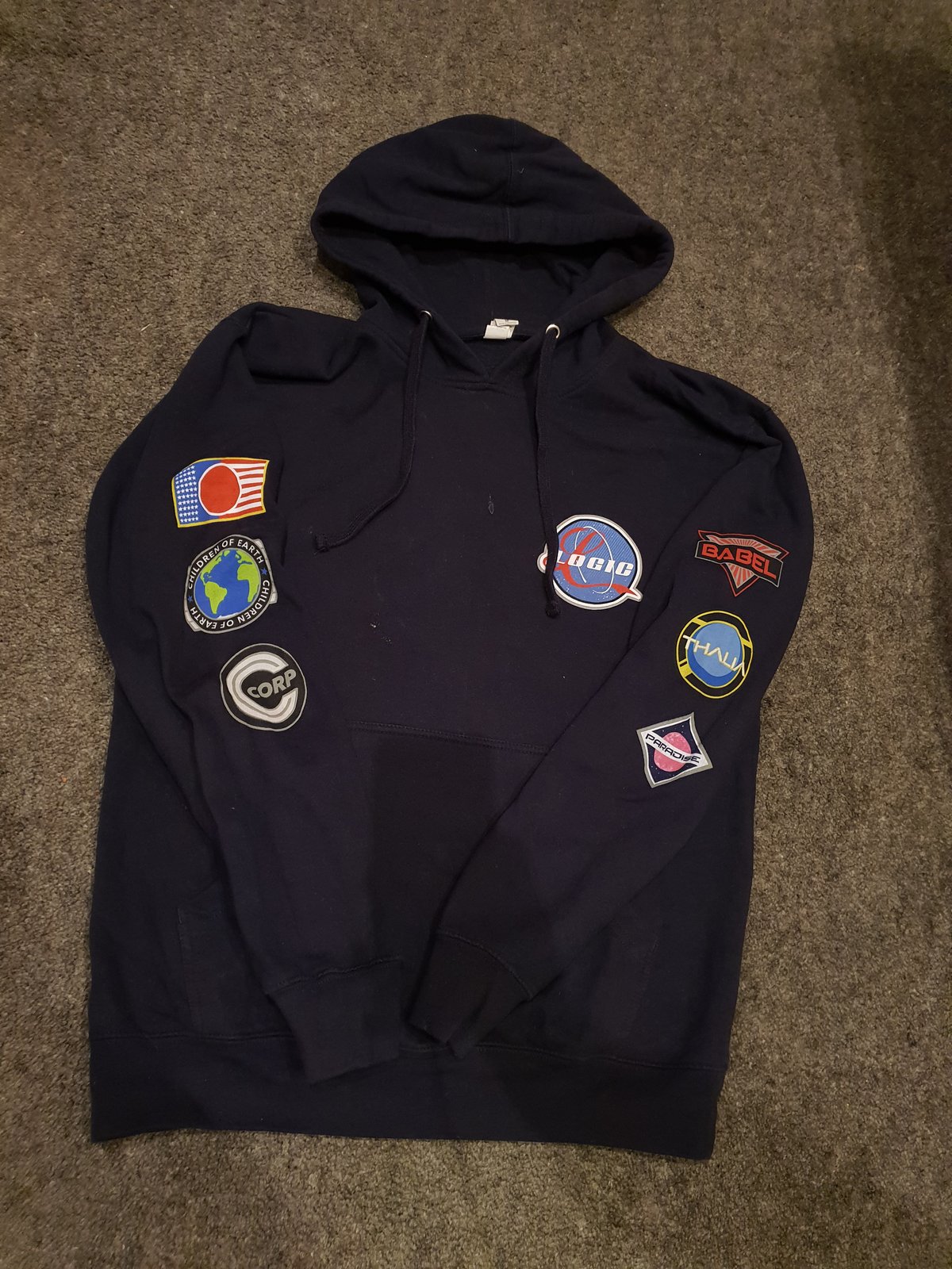 Logic Hoodie Navy