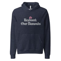 Image 4 of Beadwork Over Diamonds Unisex hoodie