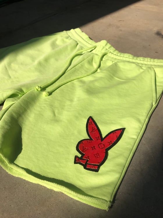 Image of Neon LV Playboy Shorts 