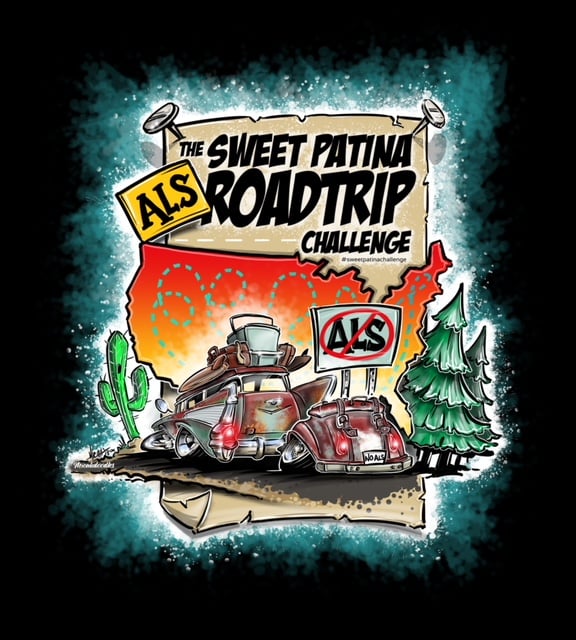 Image of The Sweet Patina ALS Road Trip Challenge  T-shirt