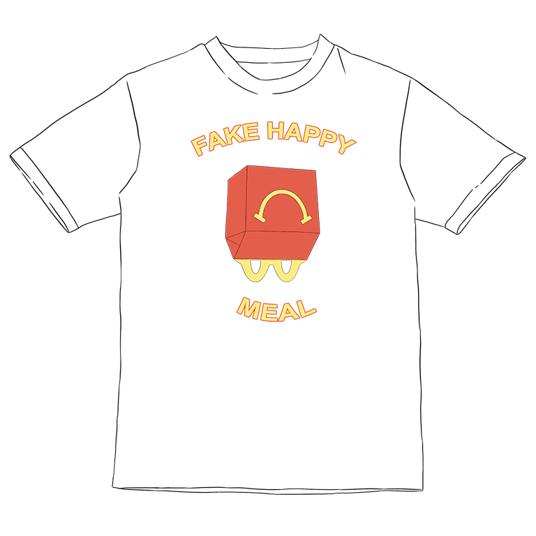 paramore fake happy shirt