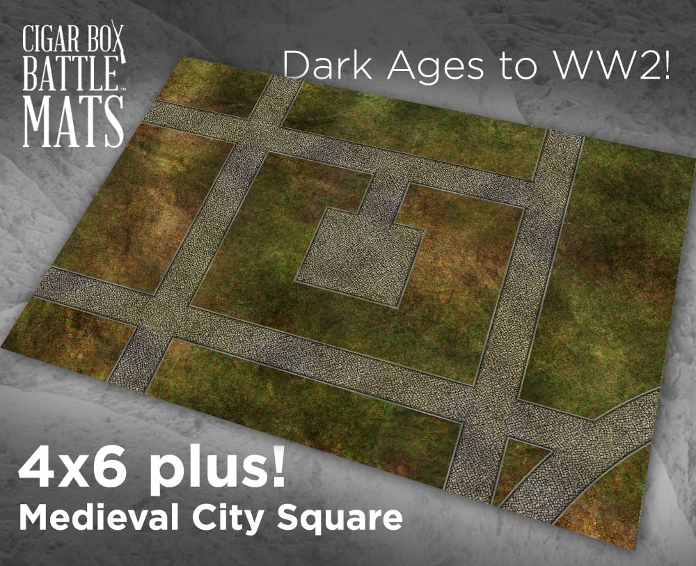 Image of Medieval City Square -- 4x6plus -- #730