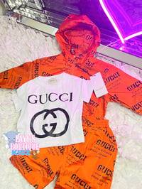 Orange Gucci Jacket Set