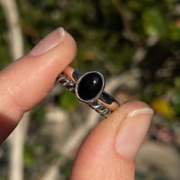 Image 5 of BLACK ONYX STACKER- SIZE 6