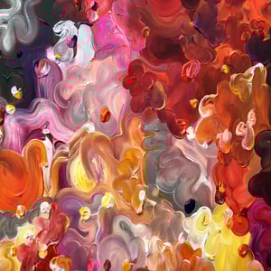 Image of Floresco - 120x120cm