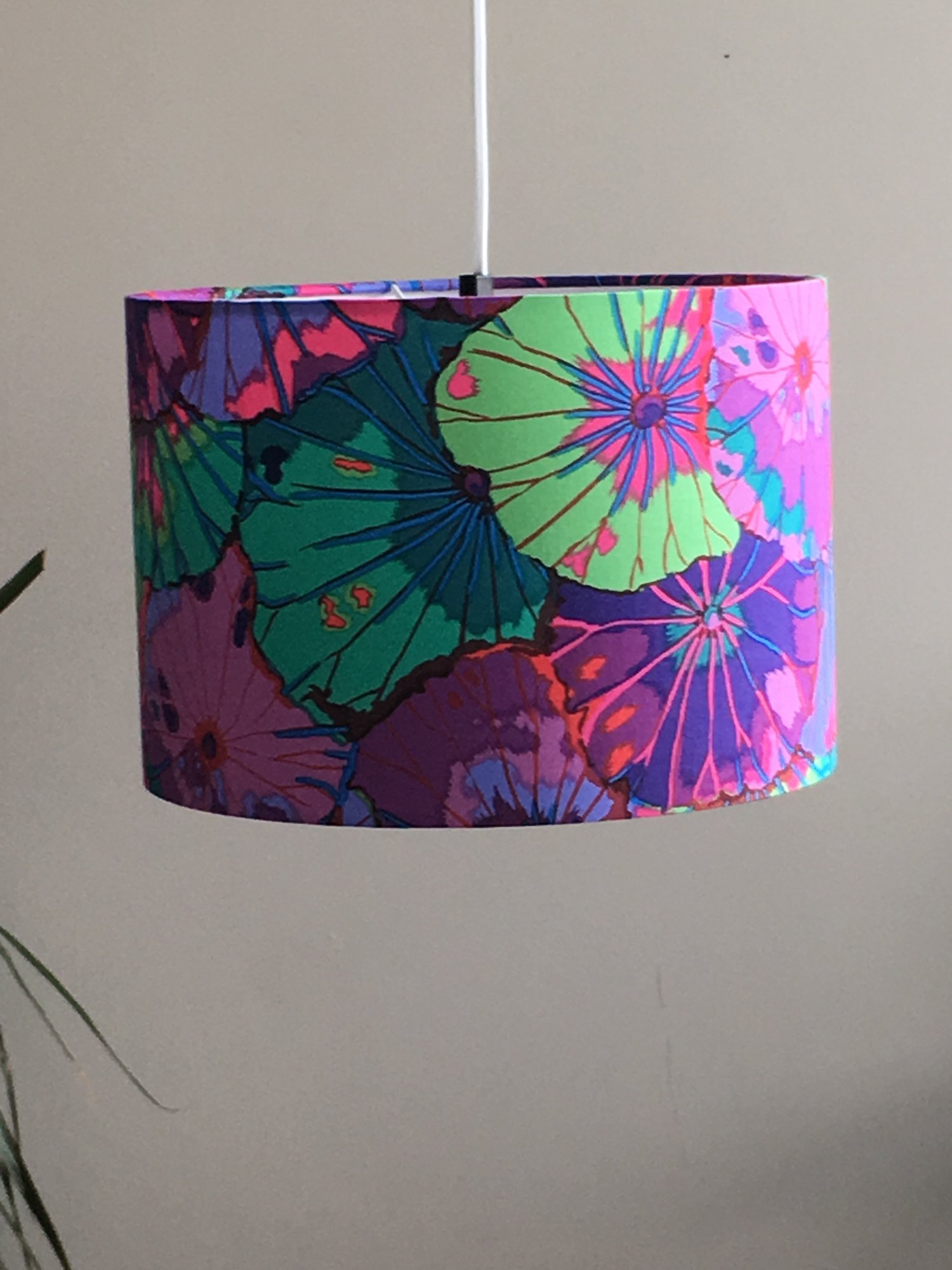 Image of Lotus Leaf Purple Shade 30cm 