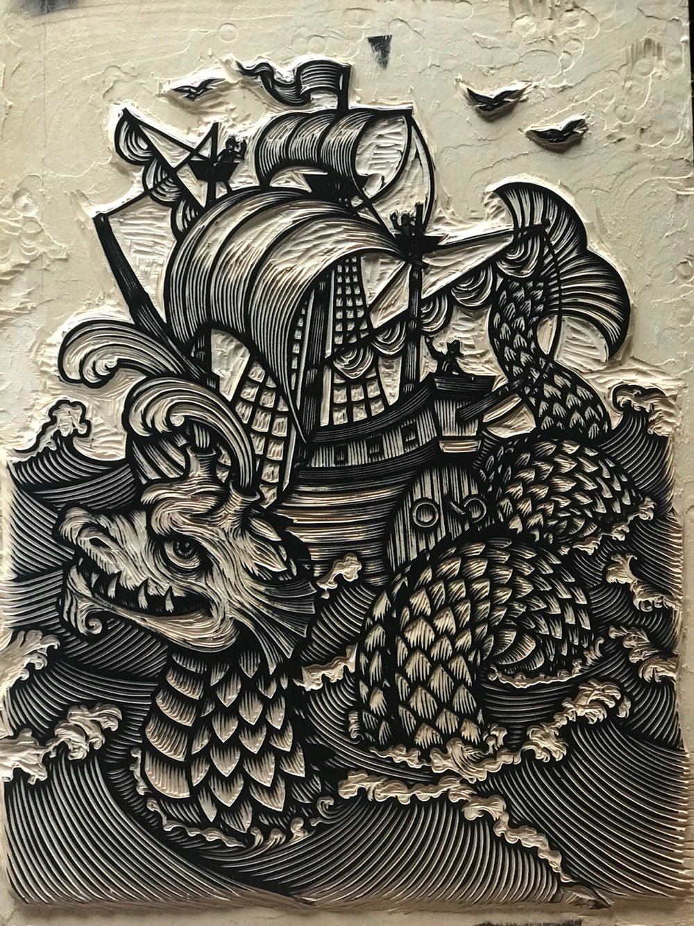 Serpent and Ship