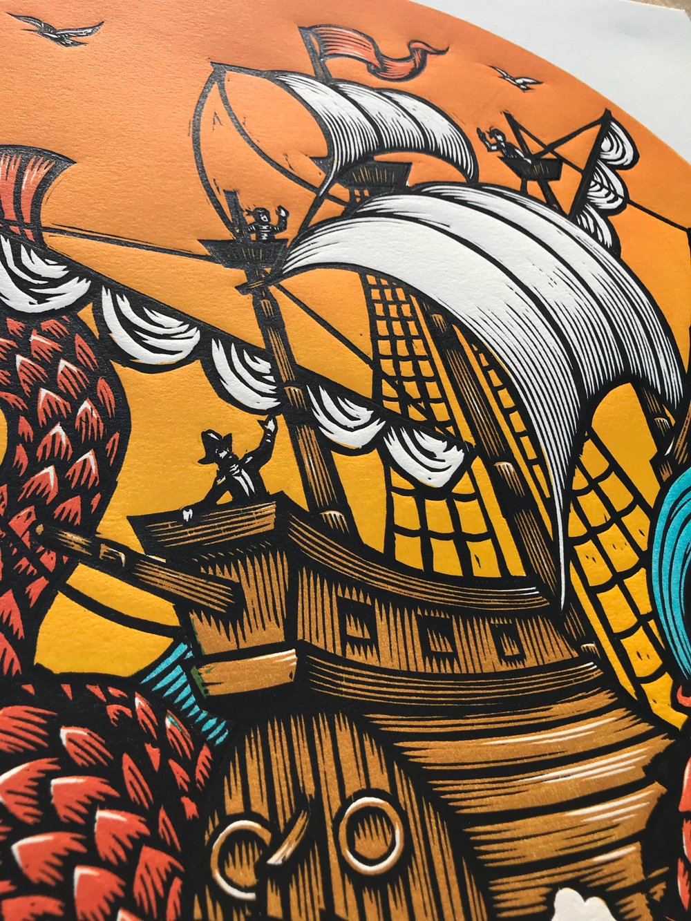 Serpent and Ship