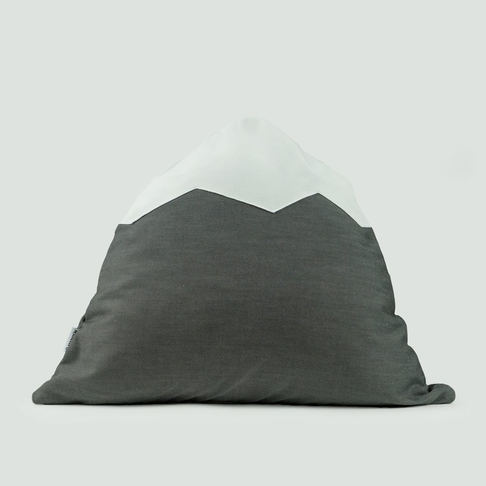 Image of Mountain Pillow C46 | Moire Gray