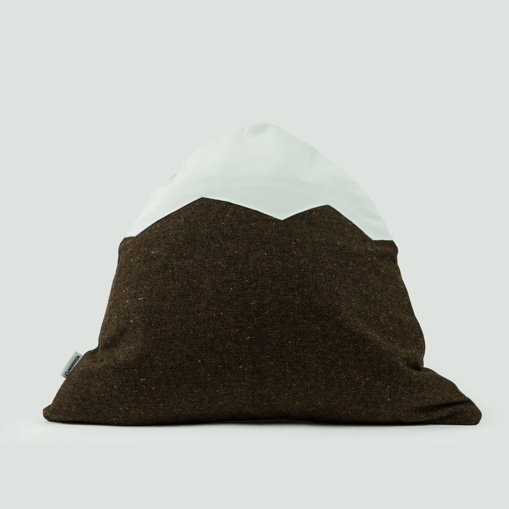 Image of Mountain Pillow C43 | Brown
