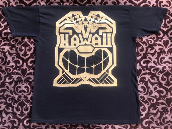 Image of Gold AMP HAWAII Tiki Man Tee
