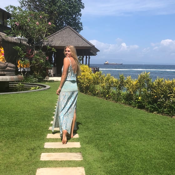 Image of Pali Dress | Lila Mint + Blue Print