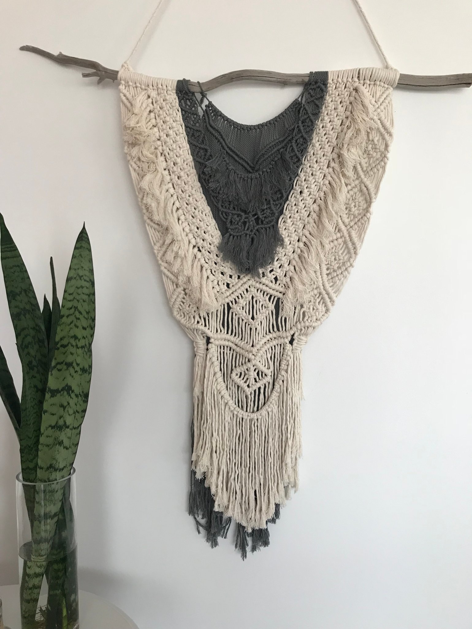 Image of "Rake" - Large Macrame Wall hanging