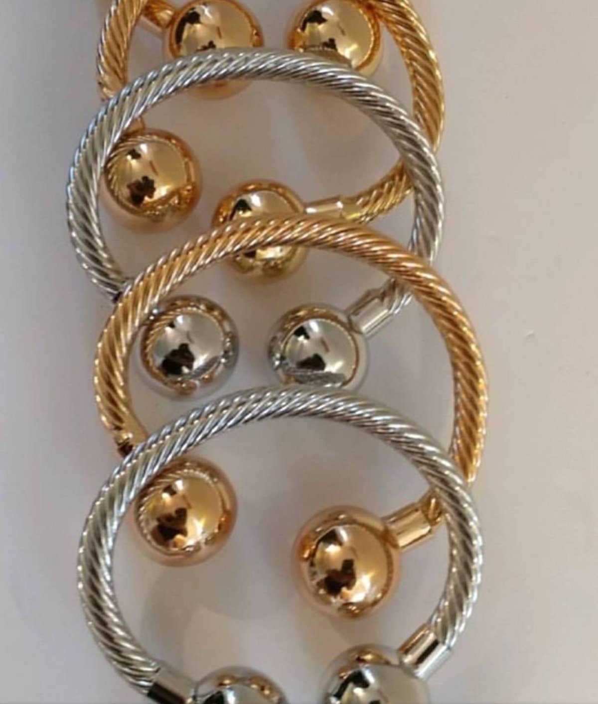 Image of Gold/ Sliver knot bracelet