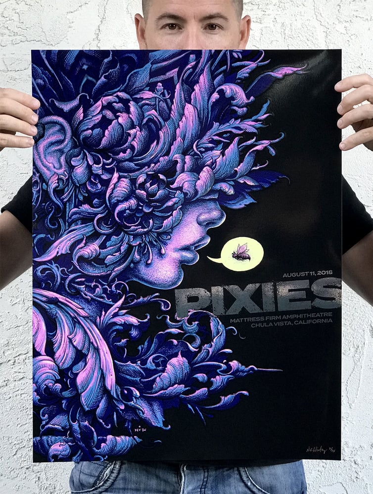 Image of Pixies Gig Poster, August 11 Chula Vista, CA