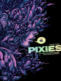 Image 3 of Pixies Gig Poster, August 11 Chula Vista, CA